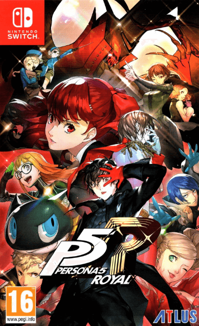 Persona 5 Scramble box art for Nintendo Switch